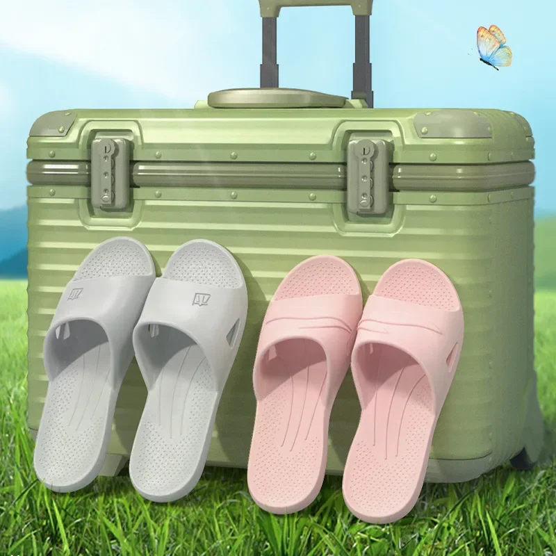 2024 New Foldable EVA House Slippers Portable Hotel Travel Slipper Bathroom Non-Slip Slides Home Indoor Flat Shoes for Men Womem - Image 5