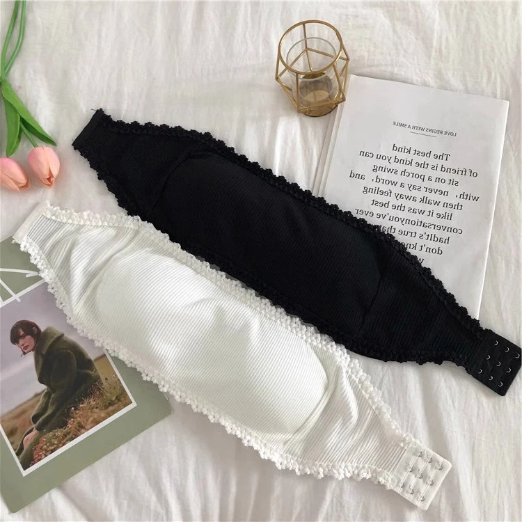 Lace Strapless Bra Women Sexy Tube Top Invisible Push Up Bralette Lady Seamless Underwea Lingerie Summer Chest Wraps Crop Tops - Image 6