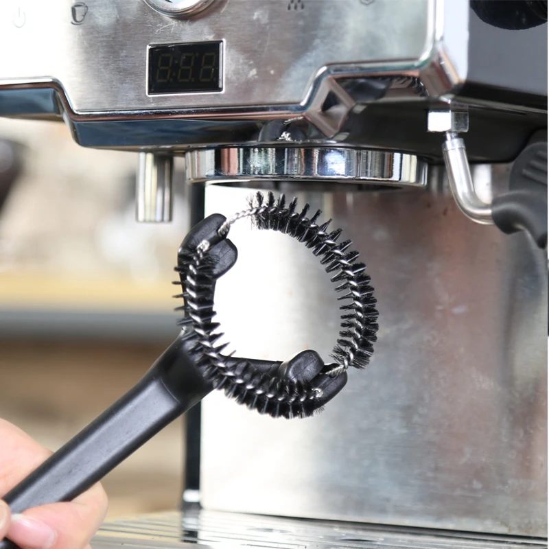 51/58mm Coffee Machine Brush Cleaner Removable Coffee Maker Espresso Group Head Semi-automatic Kitchen Cleaning Tool - Image 2
