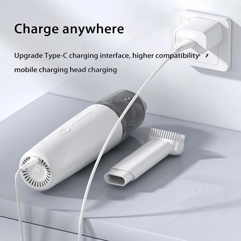 Xiaomi Mijia Electric Vacuum Cleaner Type-C Rechargeable Mini Wireless Portable Cars Household Light Dust Mite Removers Powerful - Image 2