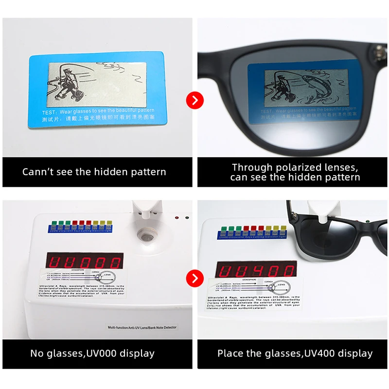 Classic Square Polarized Sunglasses Men Women Retro Black Sun Glasses Male Female Fashion Summer Anti Glare Driving Shades - Image 6