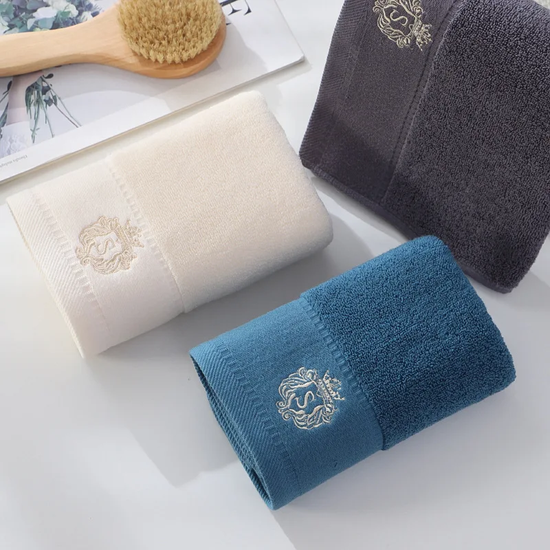 1/5/10PCS Cream Bathroom Cotton Towel 35x75cm 70x140cm Hand Face Big Bath Towel Soft Gift Absorbent Sport Absorbent Towel 수건 세트 - Image 5