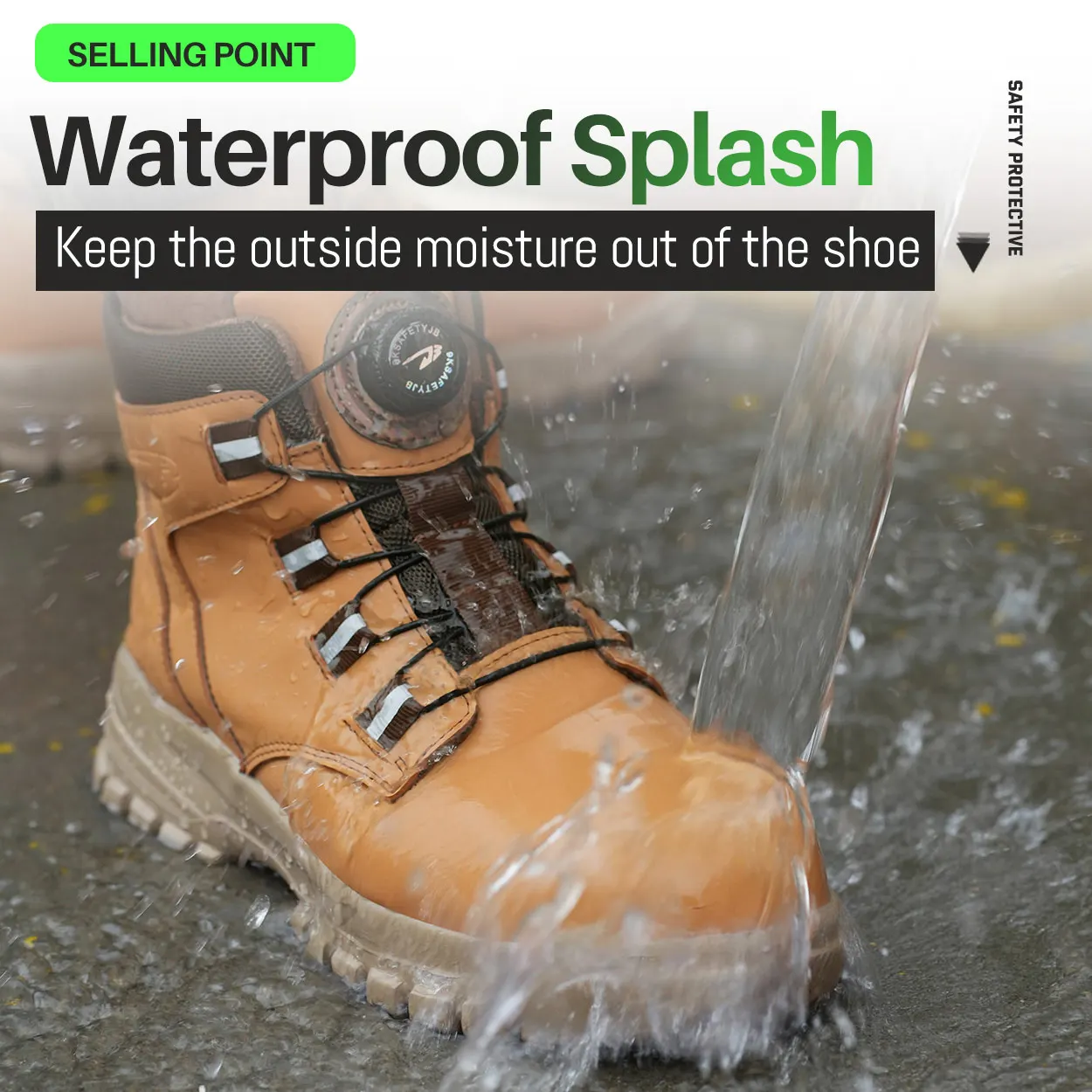 Waterproof Safety Boots Men Indestructible Steel Toe Work Boots Anti-smash Stab-resistant Safety Shoes Biker Botas Para Hombre - Image 6