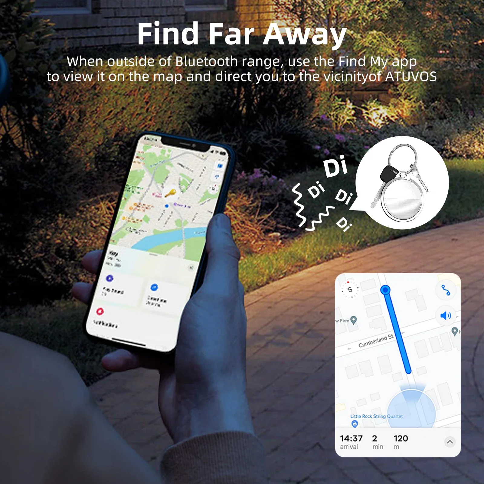 Mini GPS Tracker For Apple iOS System Find My APP air tag Child Finder Pet bike Bag Loss Tracker Smart Bluetooth airtag - Image 4