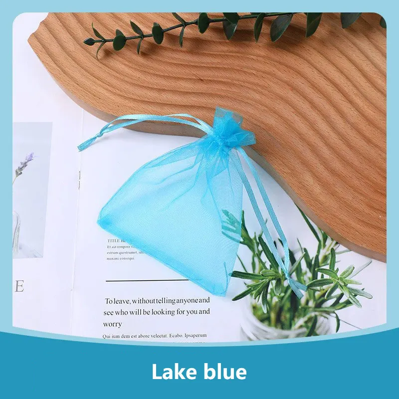 100Pcs/lot 7x9 9x12 10x15 13x18CM Organza Bags Jewelry Bag Wedding Party Decoration Drawable Bags Gift Pouches Jewelry Packaging - Image 5