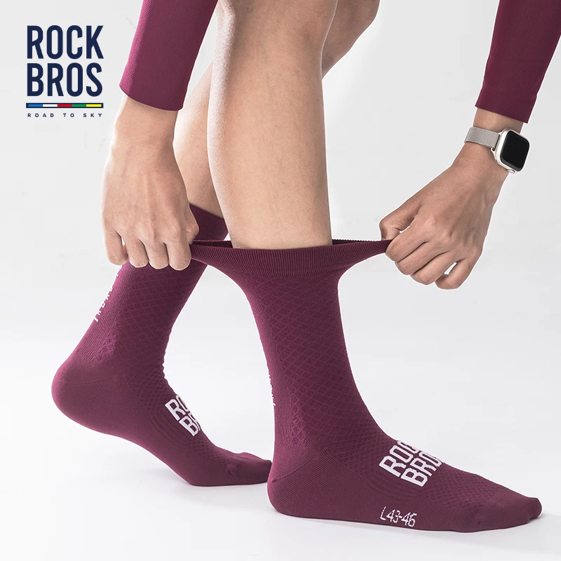 ROCKBROS Cycling Socks Soothing Sport Socks Shock Absorbing Bike Socks Breathable Fabric High Elastic Outdoor Socks A pair - Image 3