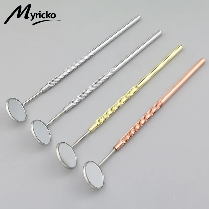 Dental Mirror Stainless Steel Dental Instrument Dentist Tool Set Probe Tooth Care Kit Tweezer Hoe Sickle Scaler - Image 4