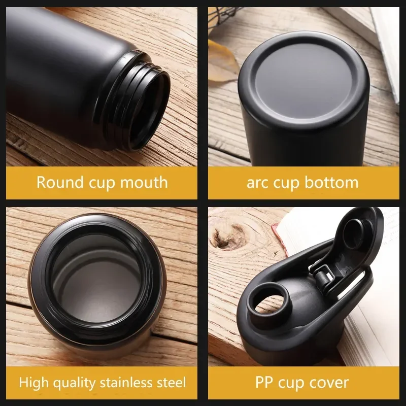 Metal Portable Water Bottle Leakproof Reusable Outdoor Sports Cup for Cycling Hiking Gym Halloween Gift Christmas Gift Travel - Image 4