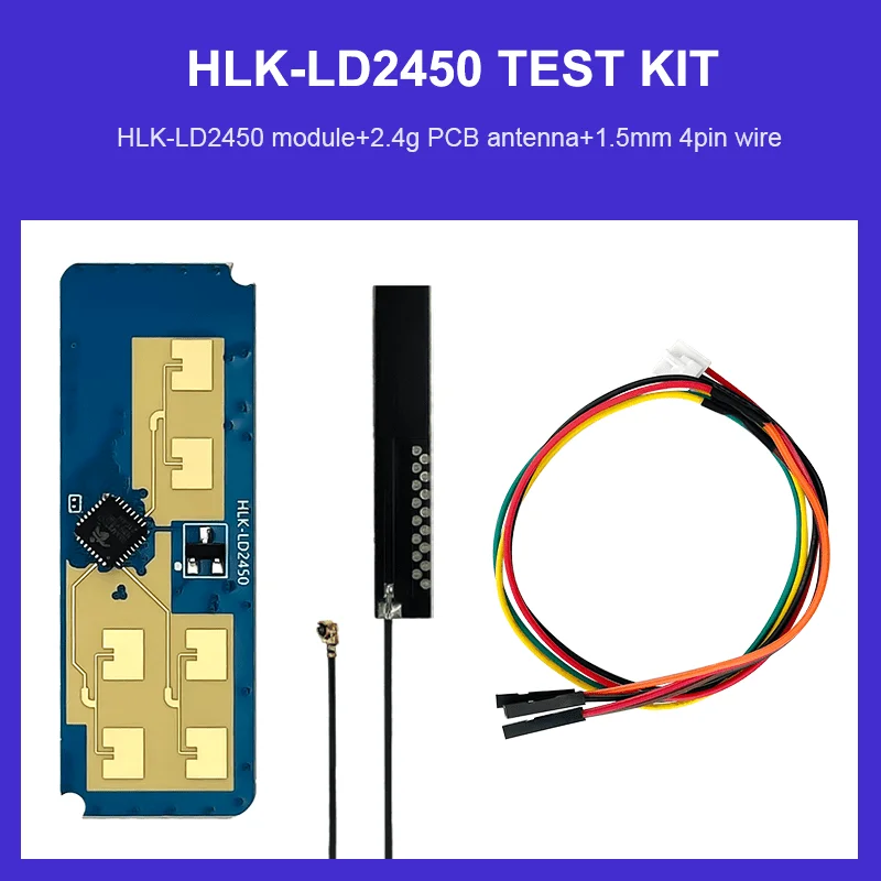 24G HLK-LD2450 MM Wave Human Body Motion Tracking Trajectory Radar Sensor Module LD2450 Sensing Distance 8M Smart Home - Image 2