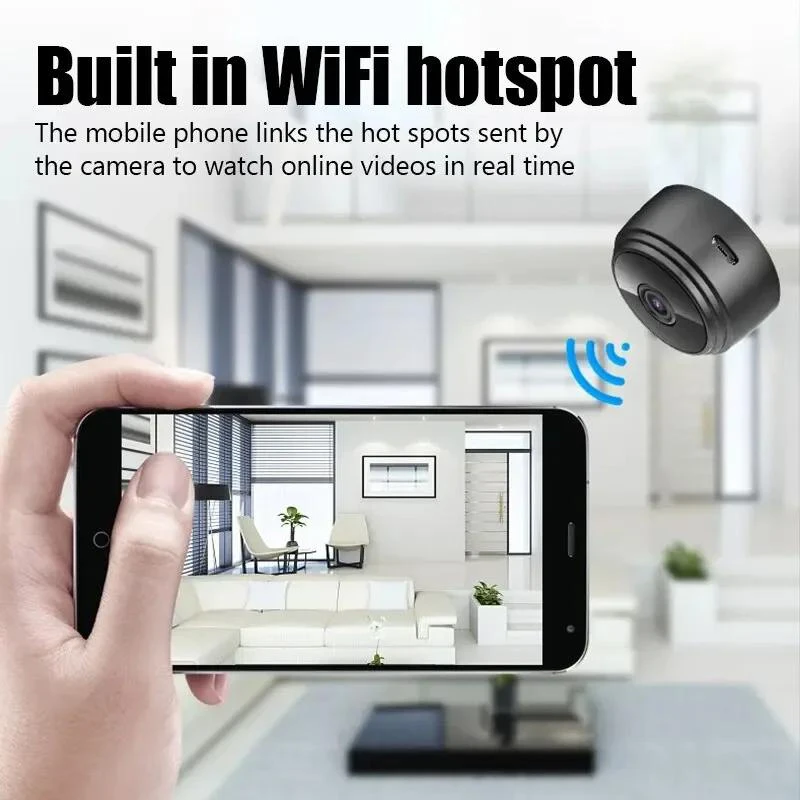 A9 WiFi Mini Camera Wireless Video Recorder Security Protection Camera Smart Home Monitoring Camera For Infants And Pets - Image 5
