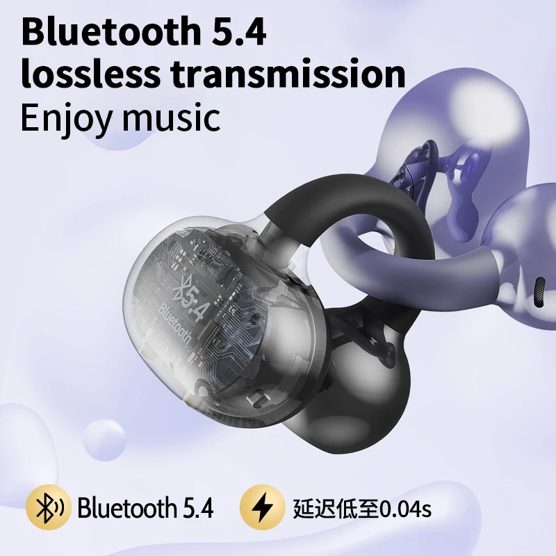 New Sport Earclip Wireless Headphone Bluetooth Earphone audífonos bluetooth inalámbrico Gaming LED Display for xiaomi huawei - Image 6