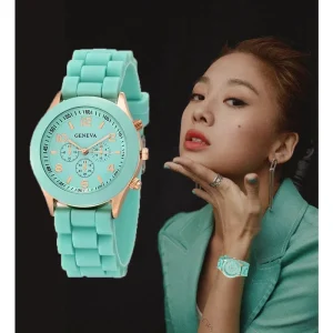 Women Watches 2025 New Fashion Luxury Brand Women’s Watch Silicone Strap Quartz Wrist Watch For Female Relogio Feminino Zegarki