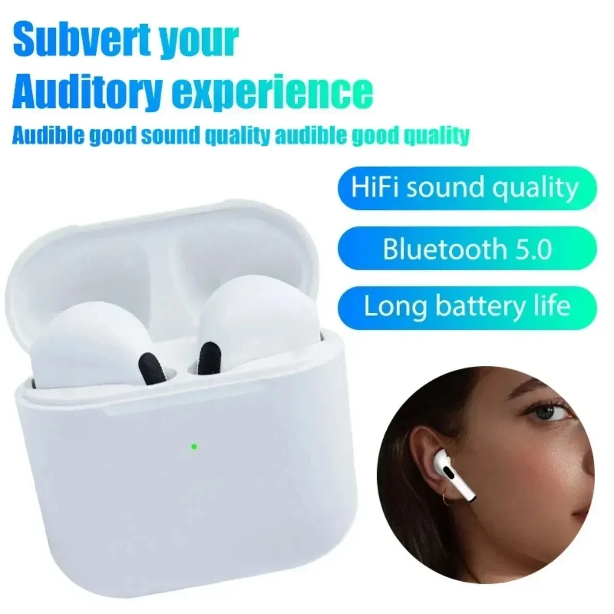 Pro4 Bluetooth Earphones Wireless Headphones Mini Sports bluetooth Headset Earbud Music Earpieces For iPhone Xiaomi Huawei Redmi - Image 3
