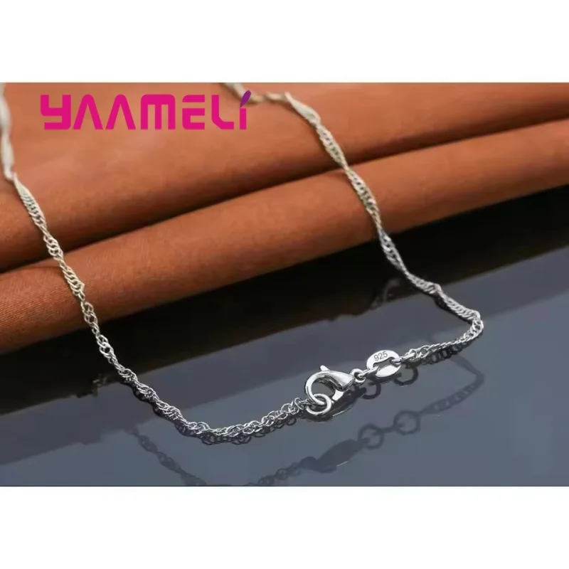 Top Sale Wding Engagement Anniversary Gift Jewelry Sets 925 Silver Color Stamped Heart Pendant Hoop Earrings for Women Girls - Image 6