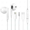 Original Wired Earphones For Apple iPhone 17 16 15 14 13 12 Pro Max Headphones For Samsung For Lightning USB C 3.5mm Earbuds