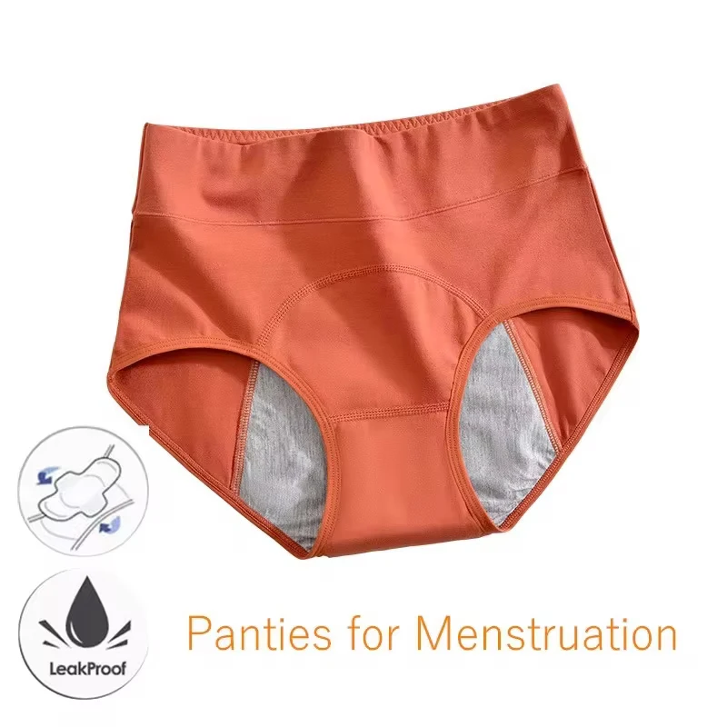 Panties for Menstruation Cotton Menstrual Panties High Waist Period Underwear Culotte Menstruelle Leak Proof Bragas Menstruales - Image 2