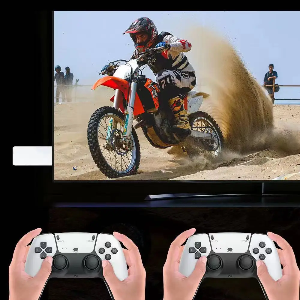 M15 Game Stick Mini TV Handheld Game Console Wireless Gamepads Video Game 128G 30000+ Retro Game HD Output Two-player for PS1 Et - Image 6