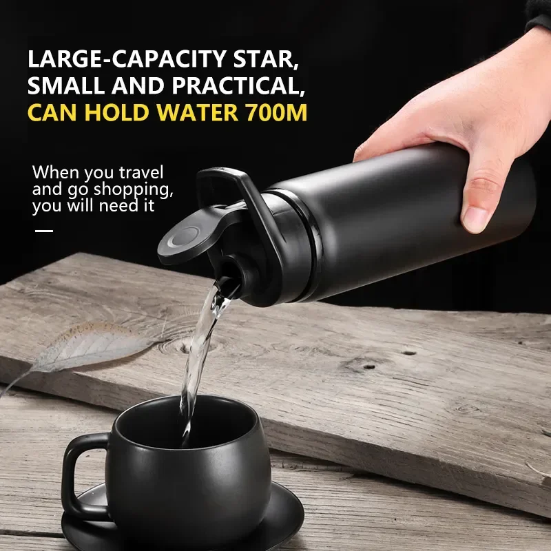 Metal Portable Water Bottle Leakproof Reusable Outdoor Sports Cup for Cycling Hiking Gym Halloween Gift Christmas Gift Travel - Image 3