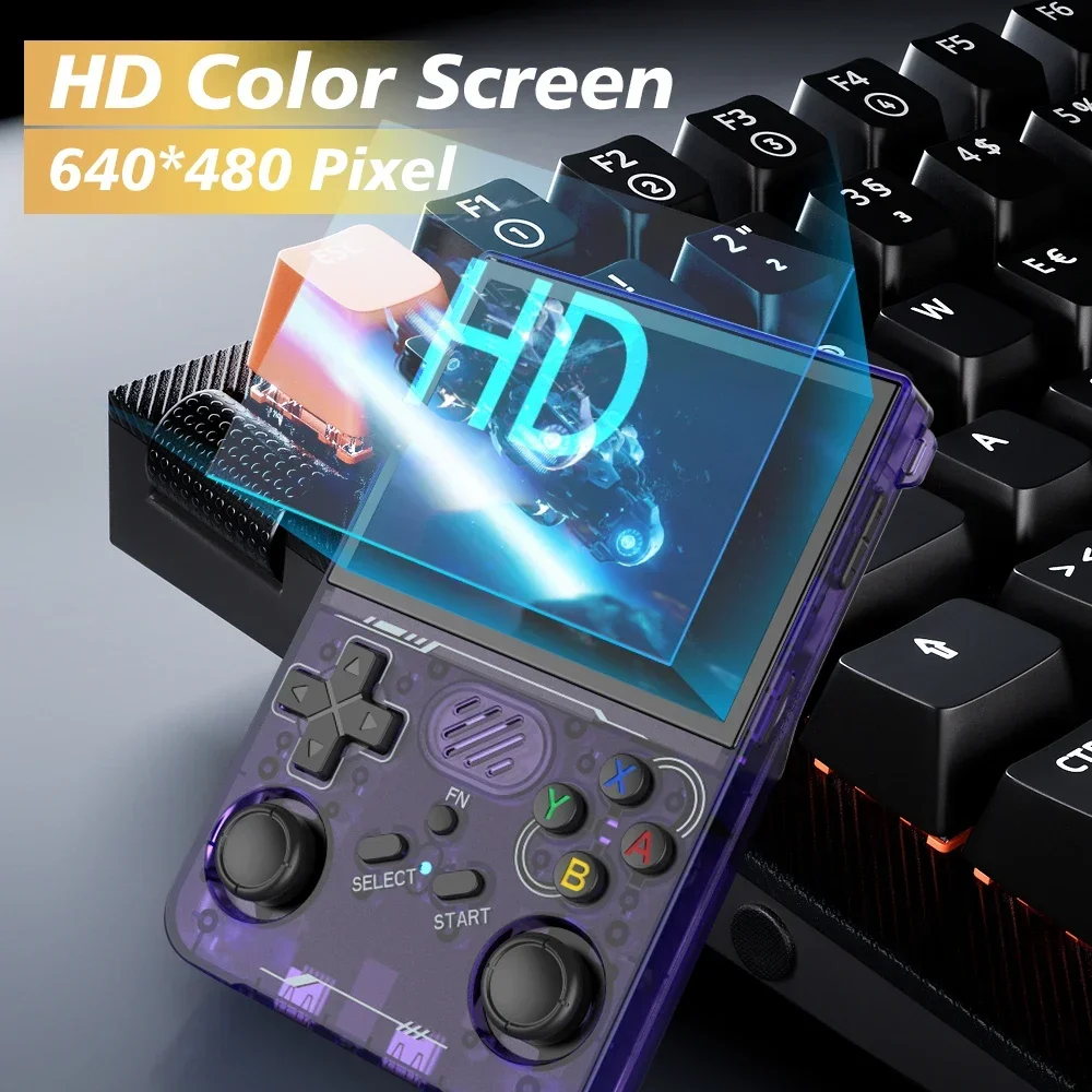 100% ArKOS R36XX Retro Handheld Game Console Linux System 3.5 Inch IPS Screen 64/128GB/256GB Game Player R36S updated version - Image 4