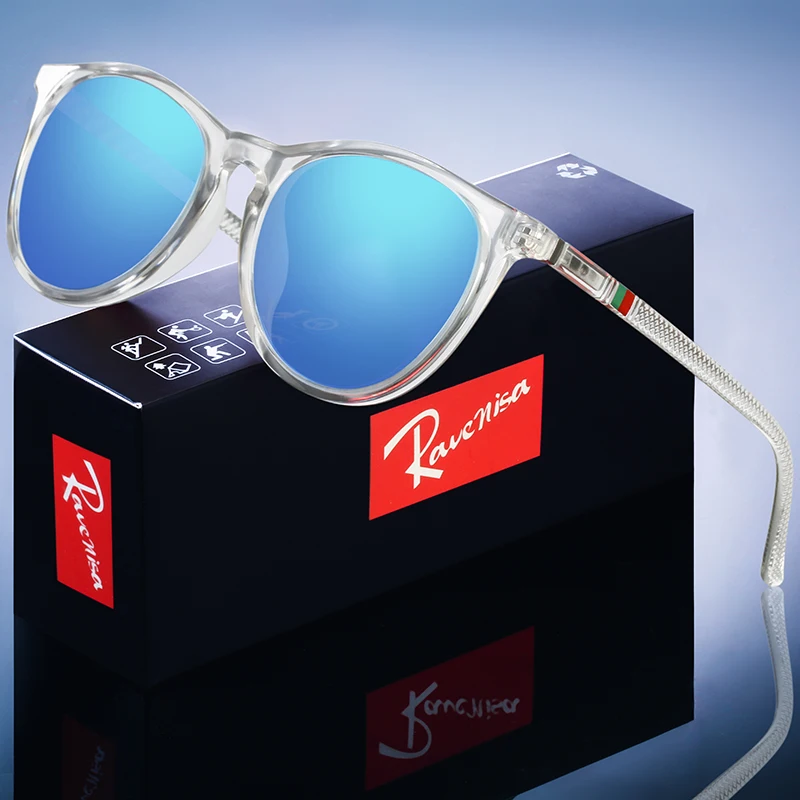 Trendy Polarized Sunglasses For Women Brand Design Frame Fashion Sunglasses Pink UV400 - Image 4