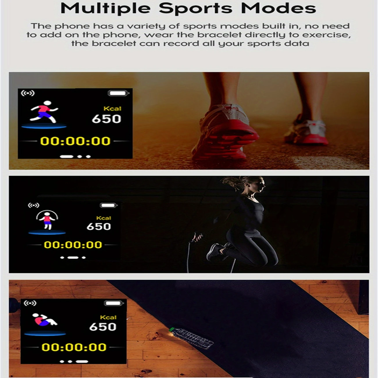 Smart Watch For Men Women Wristwatch Bluetooth Connect Phone Music Player Fitness Sport Bracelet Health Monitor Digital Watches - Image 3