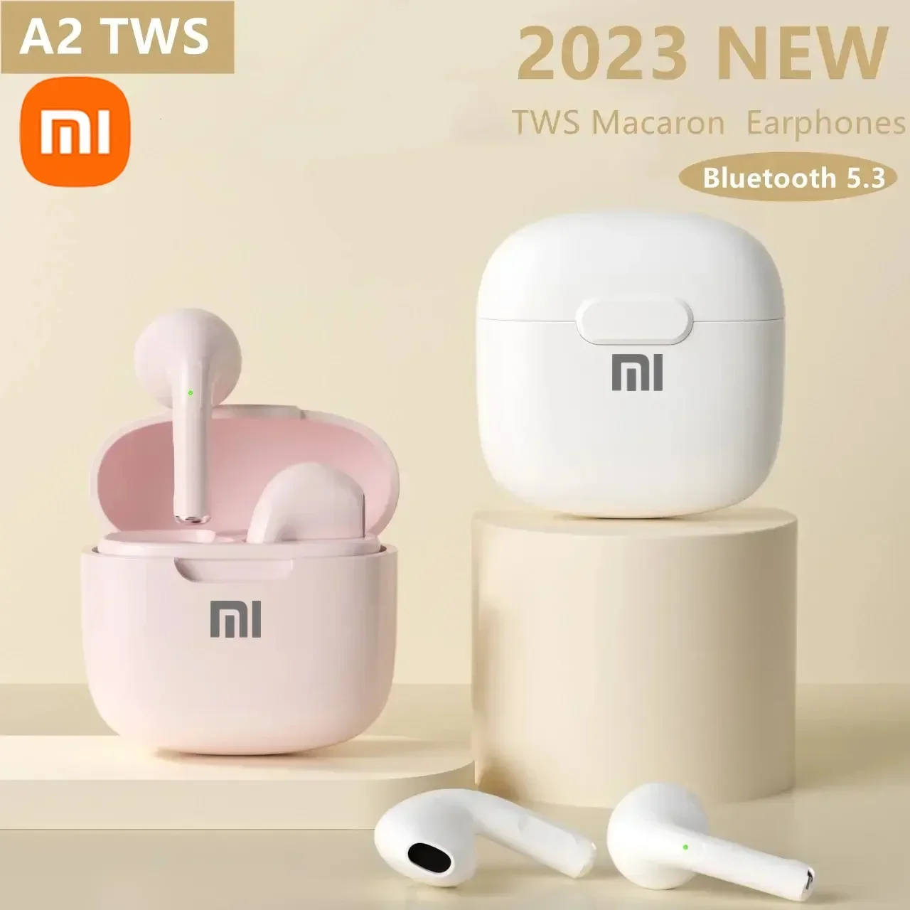Xiaomi A2 Pro TWS Bluetooth Earbuds Mini Waterproof Headphones with HiFi Stereo Sound for Sports and Daily Use with Mic - Image 3