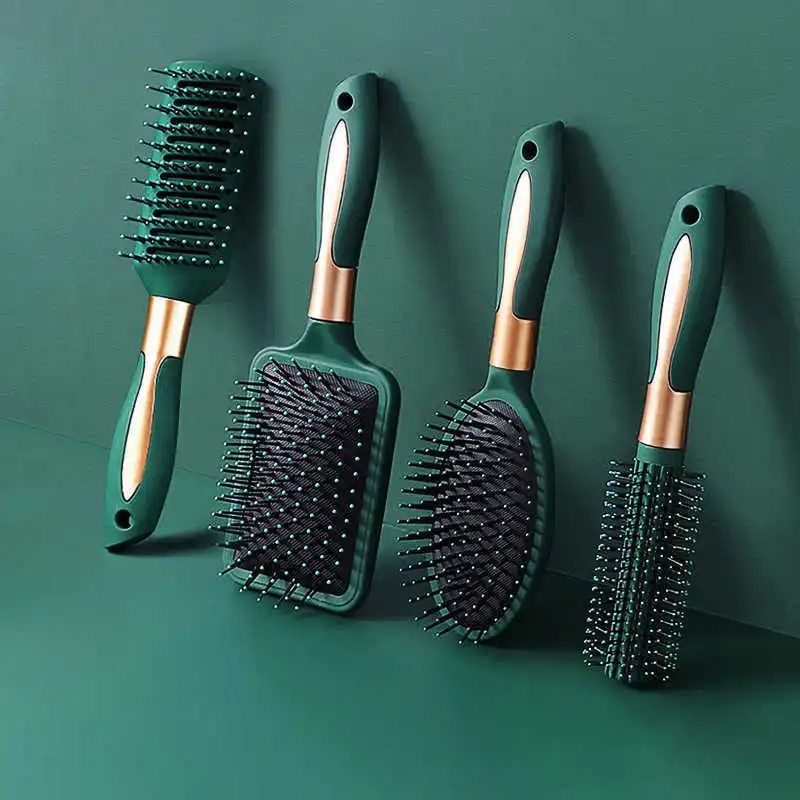 KLINA Hair Massage Air Cushion Comb Brush Scalp Hairbrush Detangle Anti Static Salon SPA Hairdressing Styling Tool Oval Round - Image 2