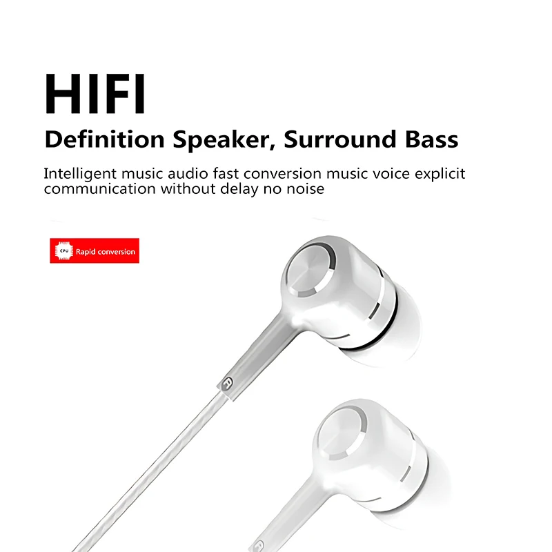 3.5mm Wired Earphone In Ear Headset HIFI Heavy Bass Earbuds Monitor Sports Headset Stereo Music Gaming Headphone With Microphone - Image 5