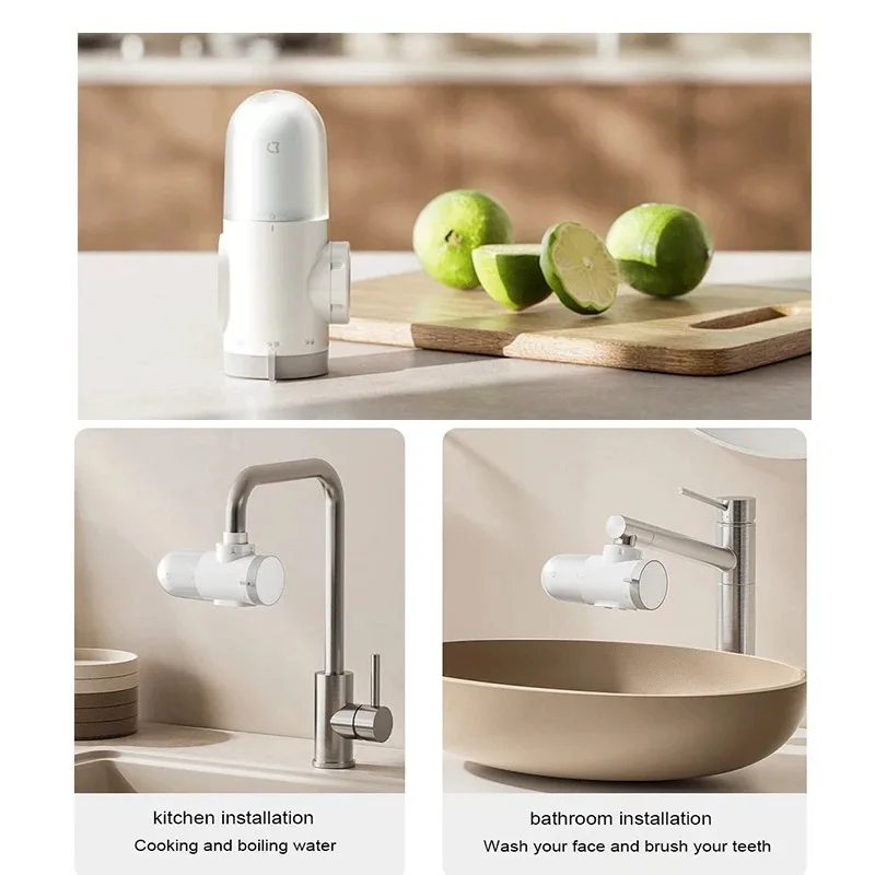 2024 New XIAOMI Mijia Faucet Water Purifier 2 Household Kitchen Tap Visible Water Filter Activated Carbon Percolator System - Image 6
