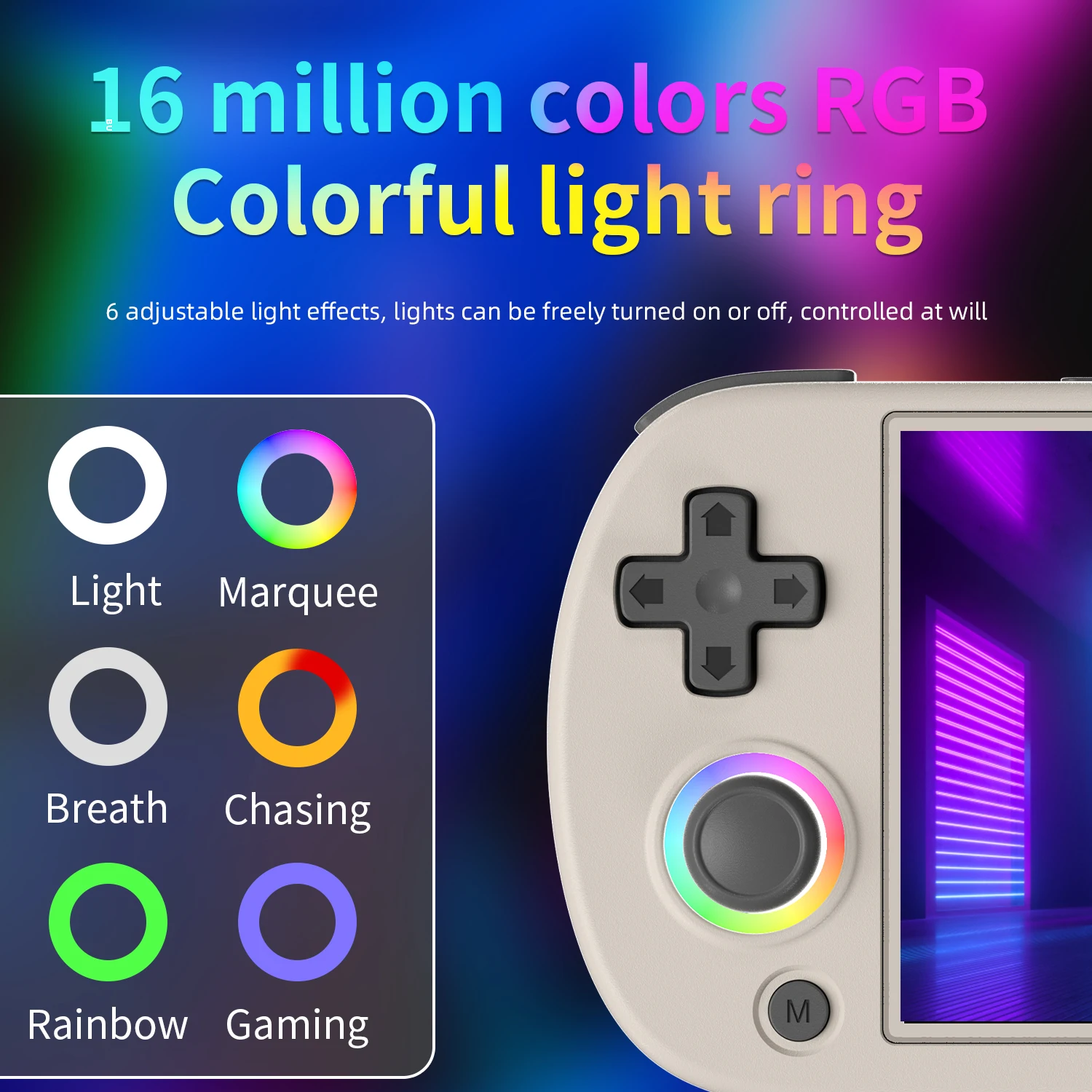 ANBERNIC RG40XX H Handheld Game Console Linux 64-bit System 4.0 inch IPS 3200mAh Retro Video Gaming Console 64G 5000+ Games Gift - Image 3