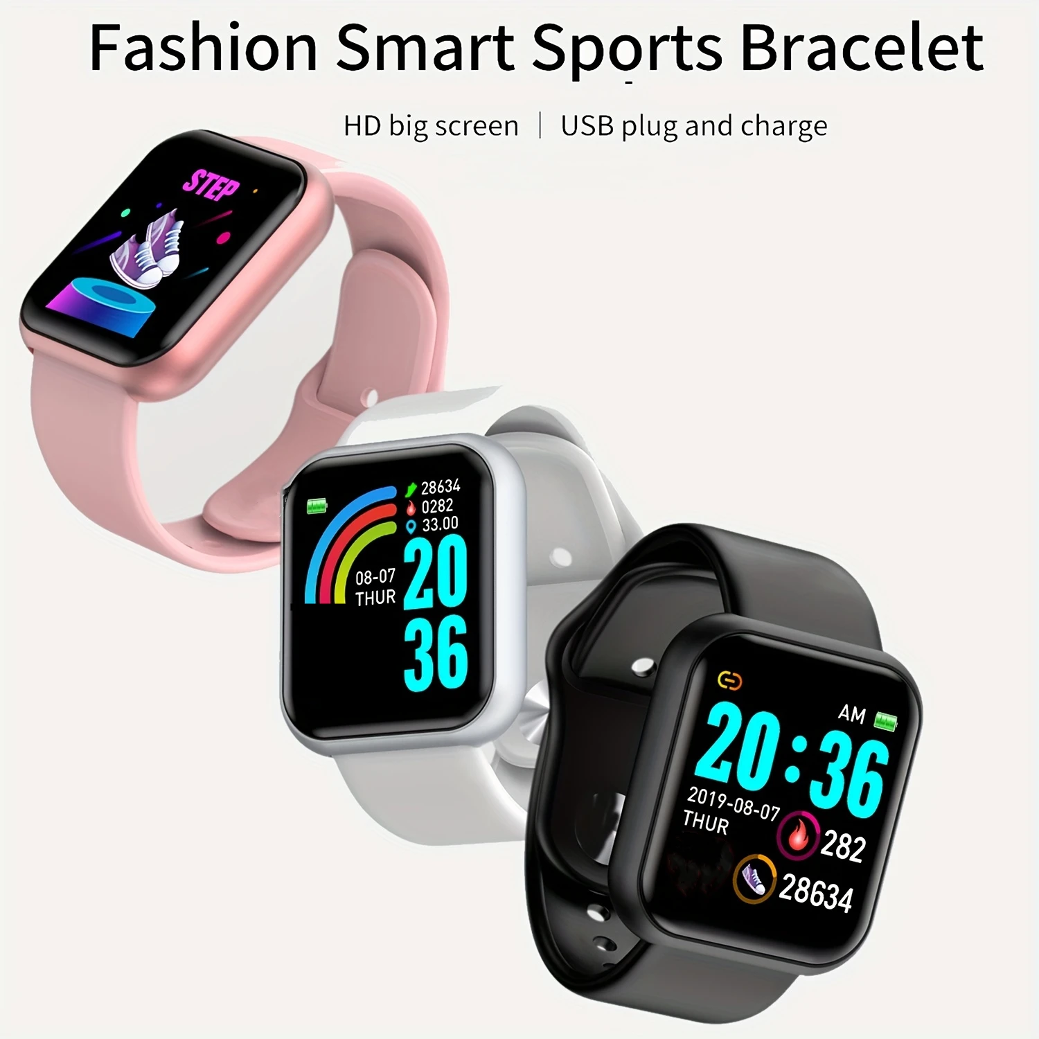 Multifunctional Smart Watch Men Women Bluetooth Connected Phone Music Player Fitness Sport Bracelet Sleep Monitor D13 Smartwatch - Image 2