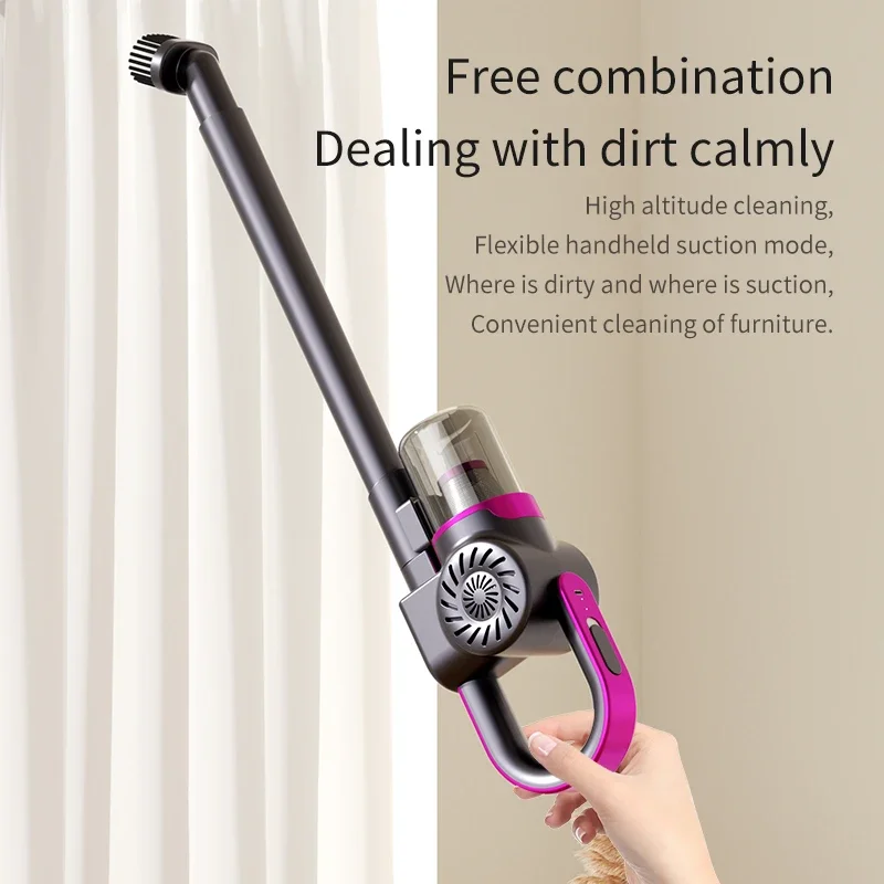 5 in 1 Wireless Handheld Vacuum Cleaner Mite Remover for Home Bed Mattress Sofa Carpet Deep Robot Mite Cleaning Machine - Image 2