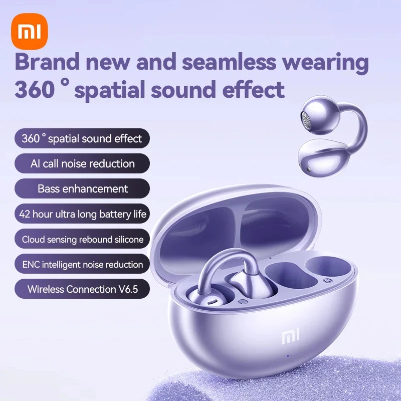 XIAOMI M91 Earbud Wireless Earphones Open Ear Clip Sport Bluetooth 5.4 Earphones ENC Noise cancelling Earphones with Microphone - Image 2