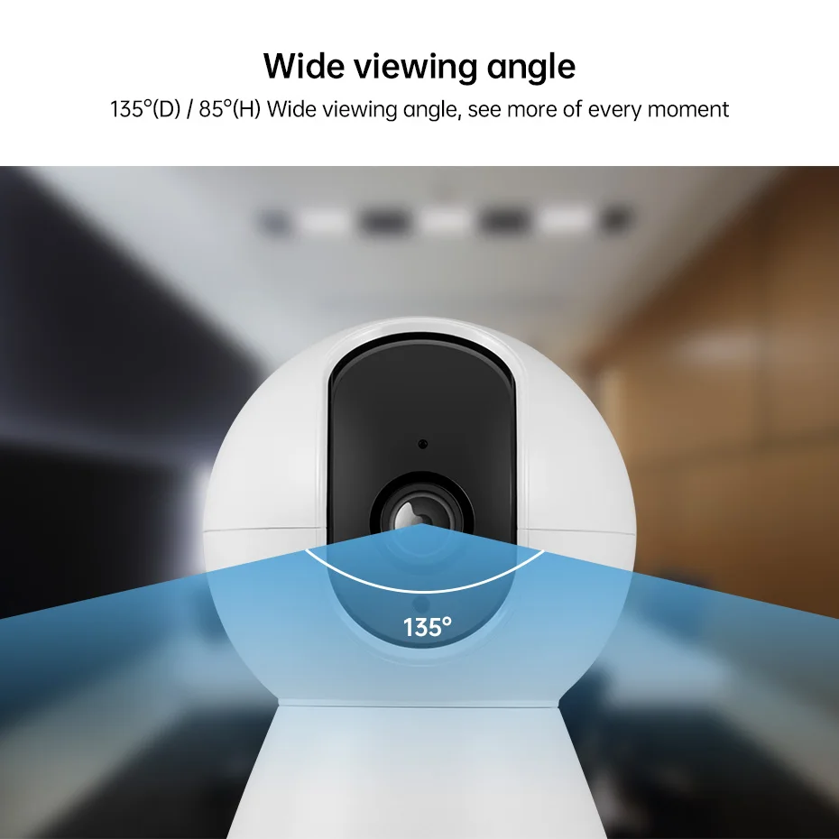 KERUI 5MP 4K Tuya Smart Mini WiFi IP Camera Indoor Wireless Home Security AI Human Detect CCTV Surveillance Camera Auto Tracking - Image 3