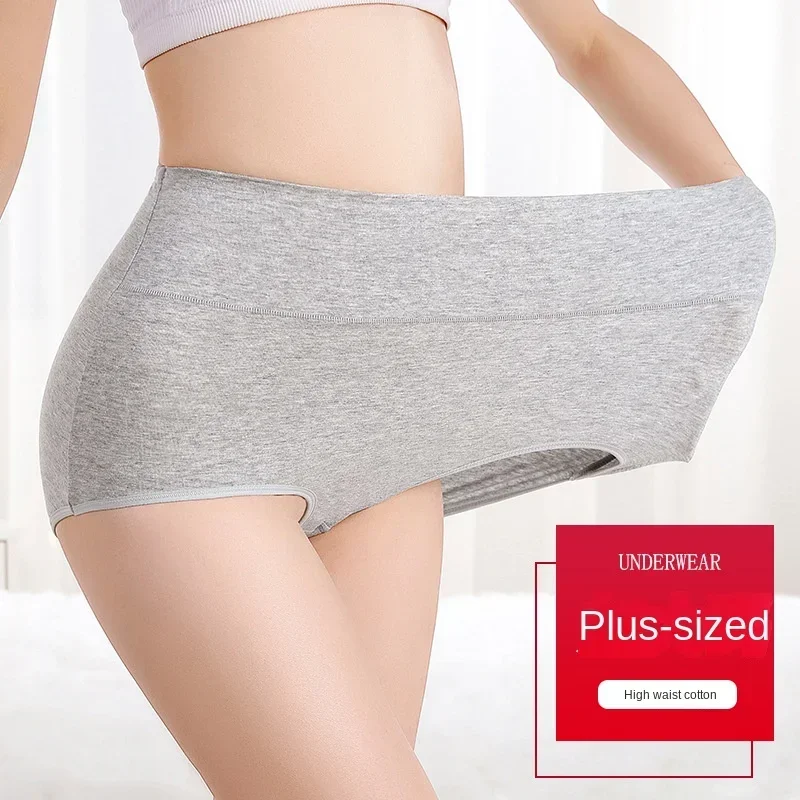 4Pcs/Lot High Waist Underwear Cotton Panties Women Body Slim Abdominal Underwear Plus Size Girls Briefs Female Lingerie Shaper - Image 5