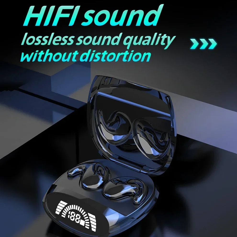 Sleep Invisible Stereo Headset IPX5 Waterproof Wireless Bluetooth Earphone Earbuds with Mic for Phone Bluetooth 5.3 Headphones - Image 4