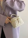 New Mini Quilted Chain Diamond Checkered Women’s Crossbody Bag Fashion Mini Designer Handbag High Quality PU Women’s Small Bag