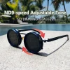 Polarized Round Sunglasses ND9 Adjustable Dimming Sun Glasses Men Women Retro Punk Men’s Fishing Eyeglasses Outdoor Shades UV400
