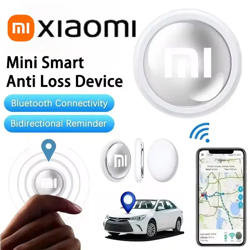 Xiaomi Mini Gps Tracker System FindMy App Air Tag Smart Bluetooth Locator Child Finder Bag Anti-Loss Pet Collar with Tracker NEW - Image 2