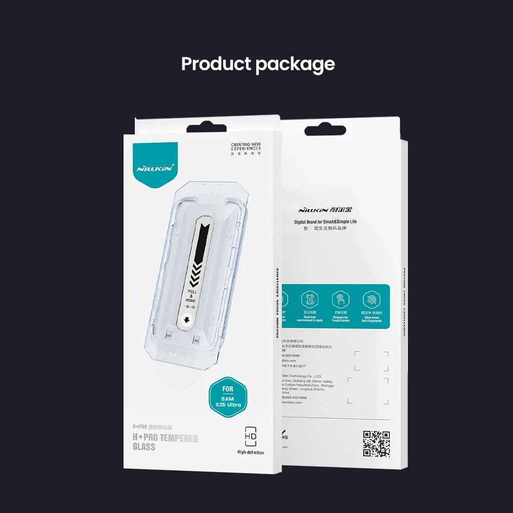 Nillkin for Samsung Galaxy S25 Ultra S25 Plus S25 Edge H+PRO Anti-Explosion Tempered Glass Phone Screen Protector - Image 6