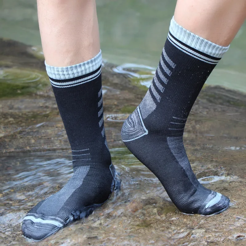 Waterproof Socks Breathable Outdoor Waterproof Hiking Wading Camping Winter Skiing Sock Riding Snow Warm Waterproof Socks - Image 4
