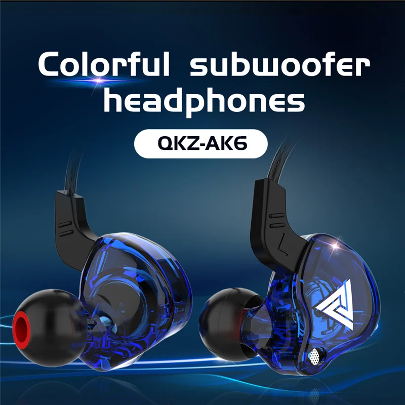 Original QKZ AK6 Copper Driver HiFi Wired Earphone 3.5MM Race Sport Headphone Bass Stereo Headset Music Earbuds In Ear With Mic - Image 4