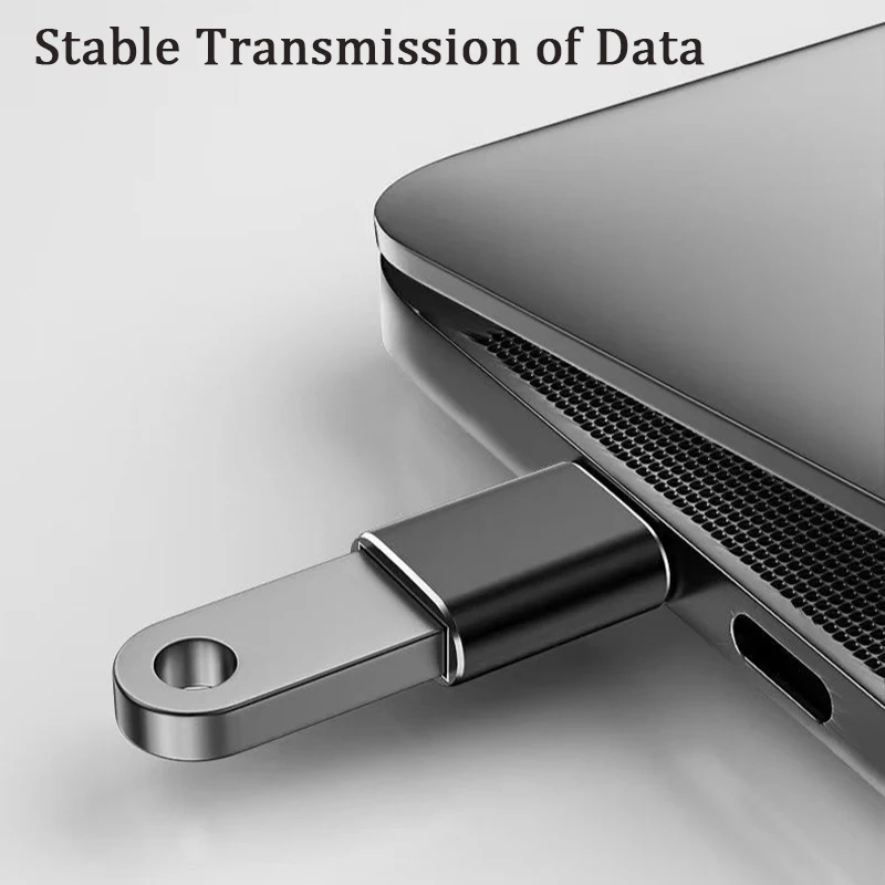 Type C To USB 3.0 Adapter Metal Charging Stable Data Transmission File Reading Light for Iphone Macbook Xiaomi Samsung Connector - Image 5