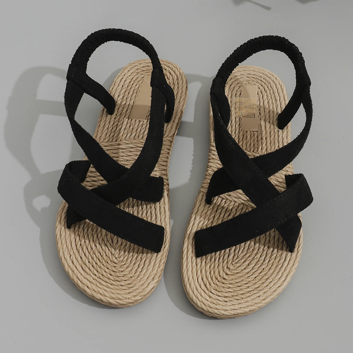 Women's fashion trend non-slip wear soft sole cool lightweight mid-heel sandals - Image 5