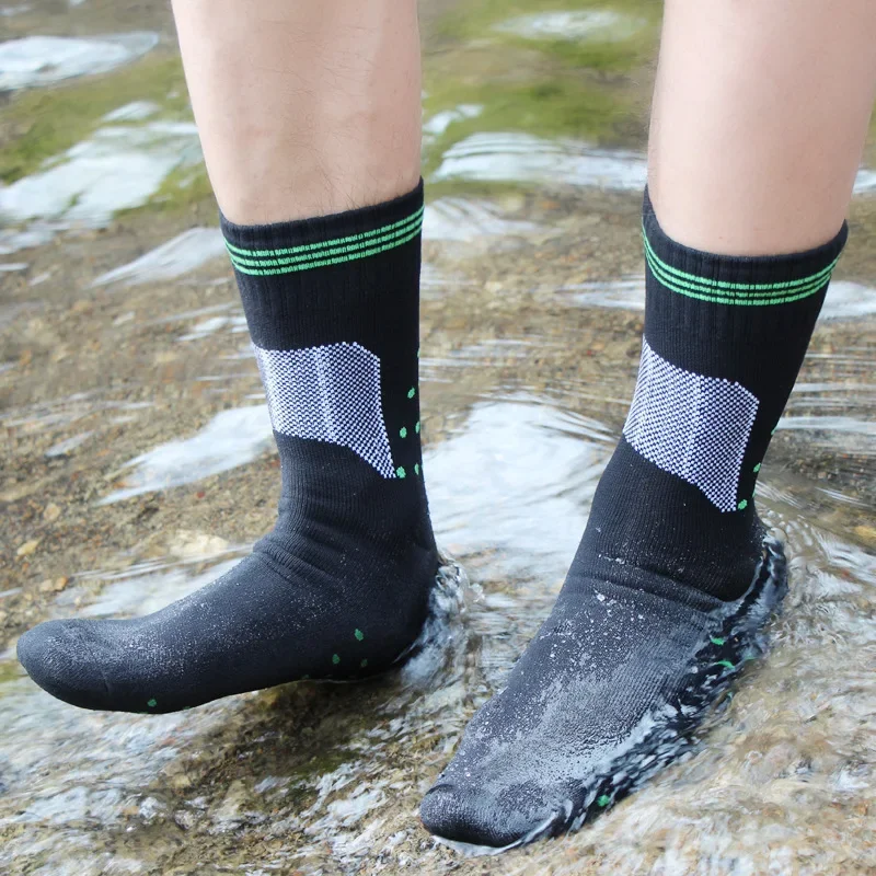 Waterproof Socks Breathable Outdoor Waterproof Hiking Wading Camping Winter Skiing Sock Riding Snow Warm Waterproof Socks - Image 6