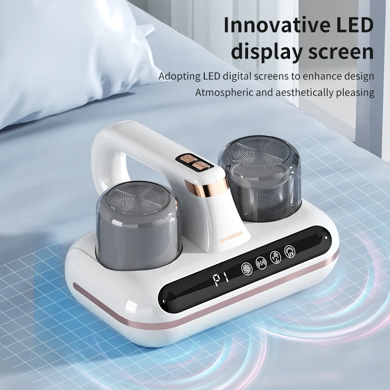 Mite Bed Vacuum Cleaner Cordless Handheld Mattress Cleaner UV Mite Remover Cleaning Machine for Pillows Sheets Sofas Plush Toys - Image 3