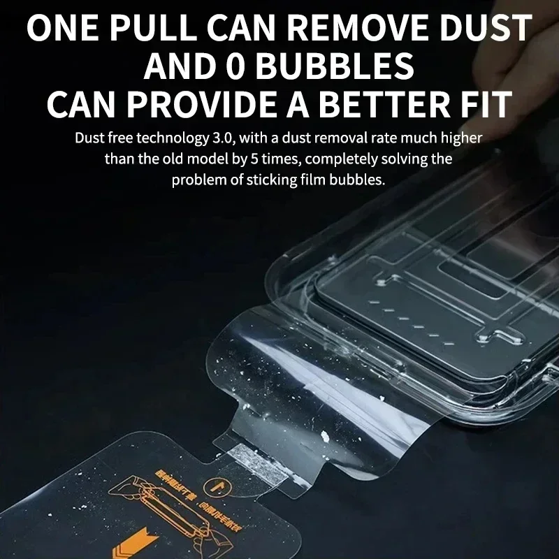 Oleophobic Coating Dust Free Easy Installation Screen Protector For iPhone 14 11 13 12 15 16 Pro Max Mini XS XR 15 16 Plus Glass - Image 3