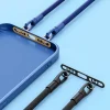 New Ultra-thin Metal Phone Lanyard Gasket Patch Stainless Steel Sturdy Hanging Cord Clips Cellphone Safety Connecter Accessories