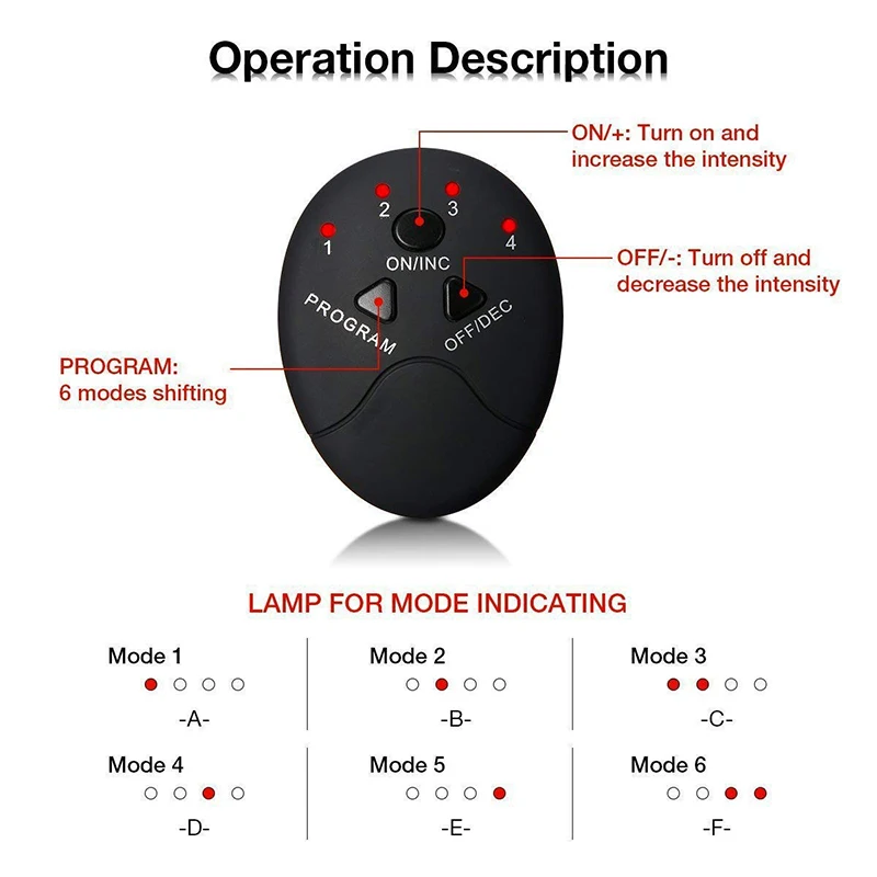 Electric Body Shaping Device Wireless Body Massager Hip Training Lifting Fitness and Slimming Massager with Multiple Choices - Image 6
