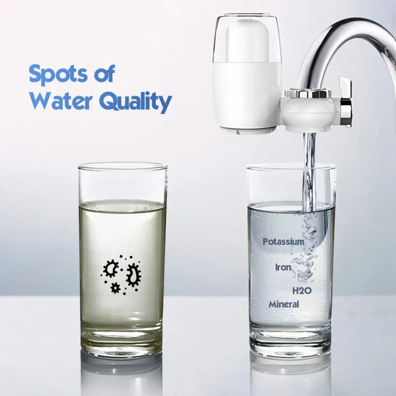 Household Faucet Water Purifier Ceramic Filter Core Water Purifier Tap 5-layer filtration Water Filter Cleanable filter element - Image 2